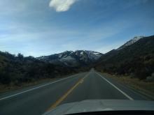 Looking towards Hawkins Peak from Woodfords, CA.