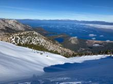 Looking down North Bowl on Tallac. 