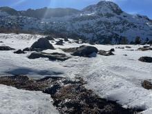 Continued signs of  snow melt.