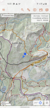 The location of our second and third test pits. It had similar snowpack structure but a little more wind loading.