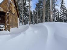 Wind features present at the trailhead.