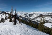 Peak of Talking Mountain looking towards Ralston Peak.