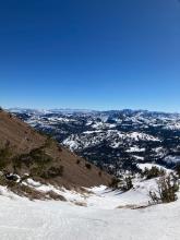 Looking down the gully.