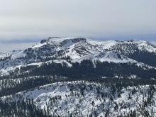 Cloudy day over Carson pass.