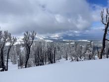 Scattered skies looking over Tallac and Jake's.