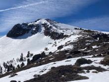 NE to E aspect terrain holding snow.