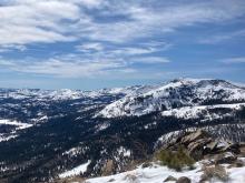 Looking south towards Stevens Peak and Carson Pass