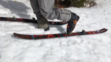 Knee deep wet snow on a N aspect at 10:00 am.