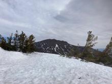 Cloud cover over Mt. Rose and Carson Range this morning into the early afternoon.