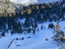 More avalanche debris