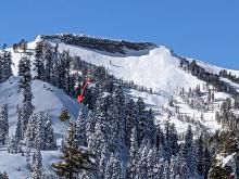 Mostly filled in persistent slab avalanche on NNE facing terrain on Silver peak