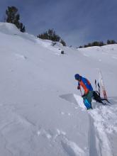 12/23 pit location, in the bed surface of the Dec 4 avalanche.