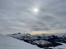 Increasing cloud cover through out the day.